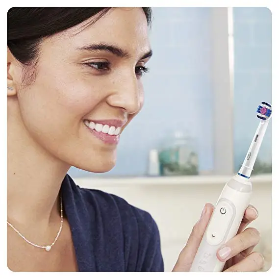 Сменные насадки Oral B EB18 белые 3d головки для быстрой отбеливания зубов удаление