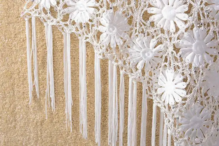 Summer Style Ice Silk Thin Lace Blouse Lady Sunscreen Crochet Shawl Hollow Out Flower Patterns Cape shirts blusas womens shirts and blouses