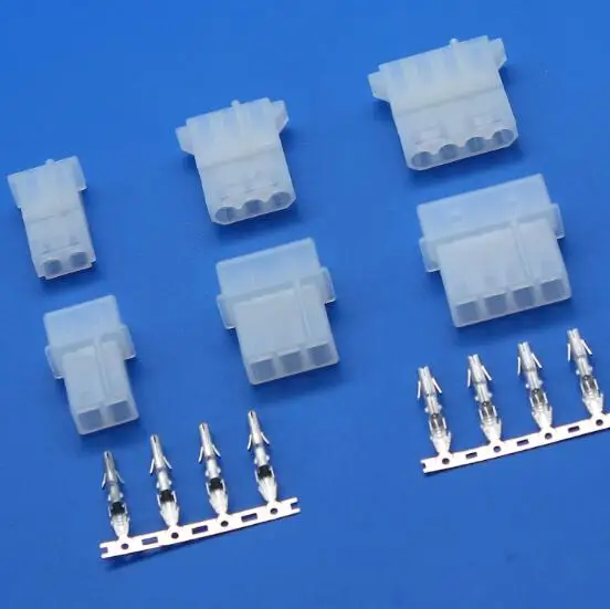 

5set 2p-4p 8981/TJC10 5.08mm IDE HDD Power connector 50800 male + female with terminal for PC/computer