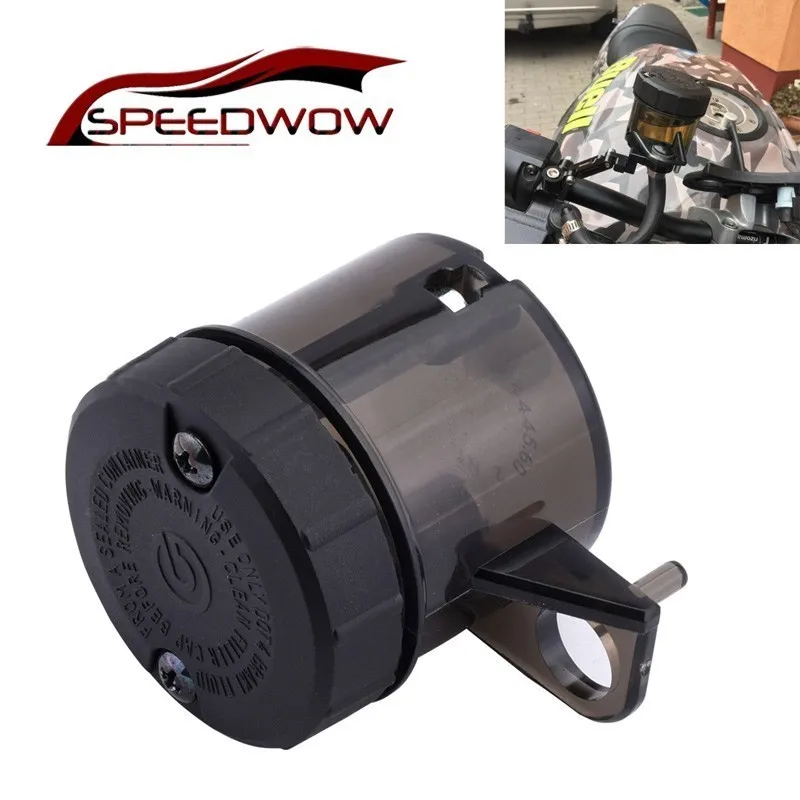 

SPEEDWOW Motorcycle Oil Cup Front Brake Clutch Fluid Bottle Reservoir Cruiser Chopper Oil Reservoir Tank Cup Liquid Bottle
