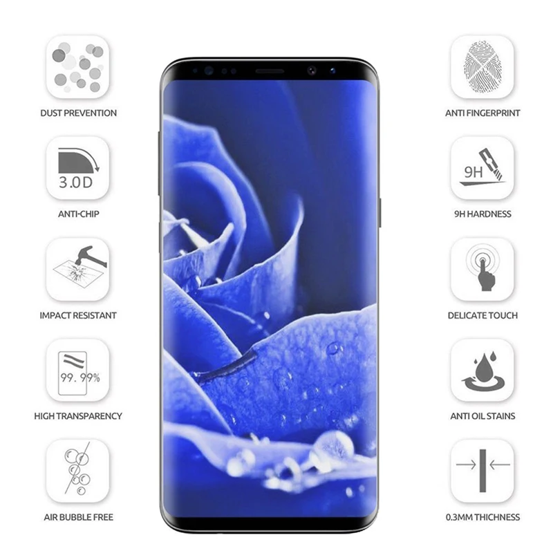 Защитное стекло для экрана samsung Galaxy S8 S9 S 8 9 Plus 3D защита для камеры S8Plus S9Plus 8S 9 S Tremp стекло es закаленное стекло