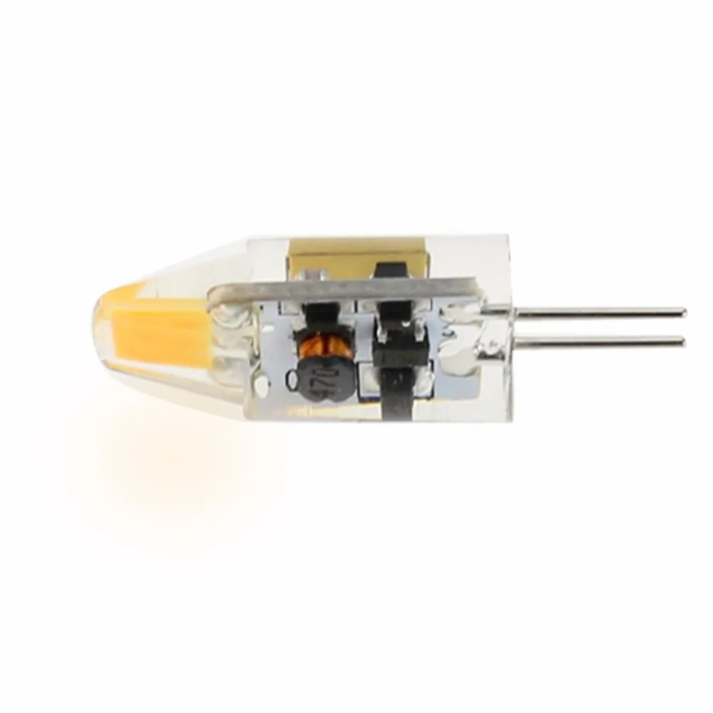 С регулируемой яркостью мини G4 COB светильник 3 Вт 6 AC/DC 12V 3014 SMD силиконовый чехол с