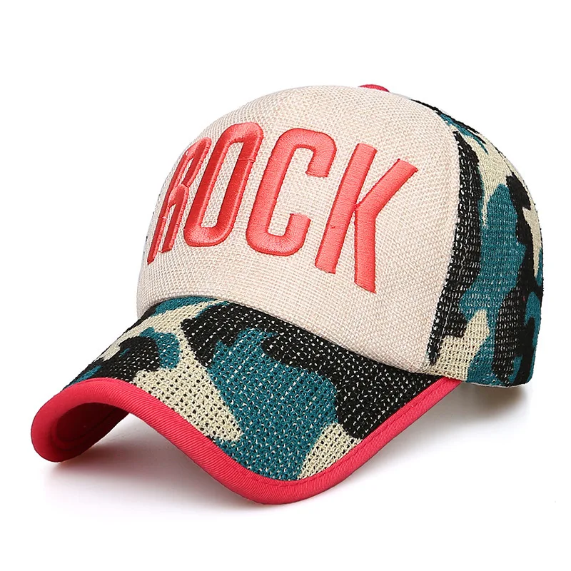 Ventilation Summer Baseball Hat Men And Women Peaked Cap Net Cap
