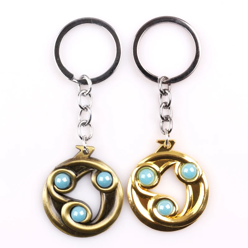 

Popular games DOTA2 keychaiin escape amulet high quality zinc alloy metal auto parts men and women factory direct sales