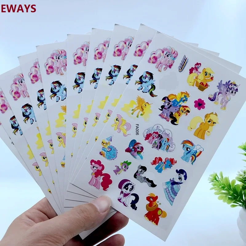 

EWAYS 10Pcs/set My Cute Poni Wall Sticker Room Decoration Tool For Living Room, House Decorated Sticker