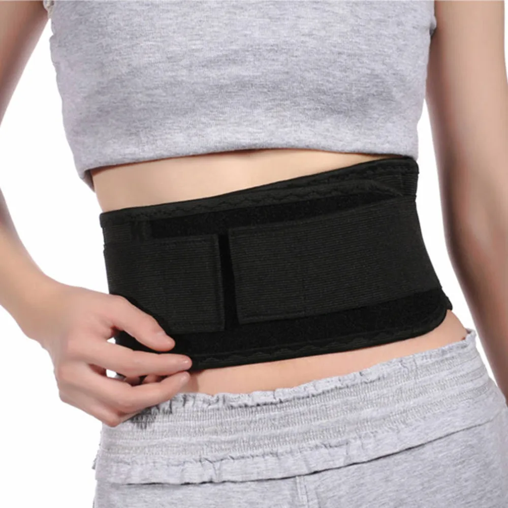 

Magnetic Self-Heating Lower Back Lumbar Waist Pad Belt Support Protector free shipping