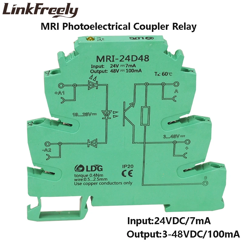 MRI05D24 100KHZ 5V Optocoupler Isolating PLC Relay Optical Coupling