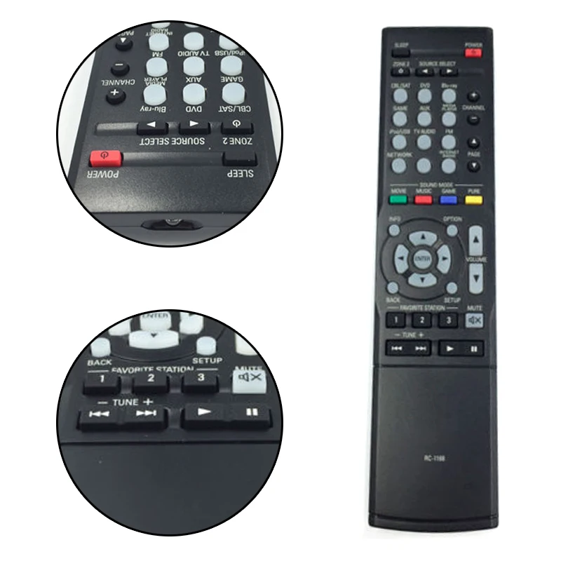 

1pc High Quality Remote Control Dedicated Replacement Remote Controller for Denon RC-1189 RC-1196 RC-1193 AVR-S700W AV Receiver