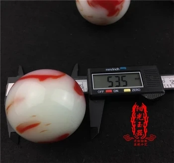 

Xinjiang Gobi blood stone body-building ball jade handball