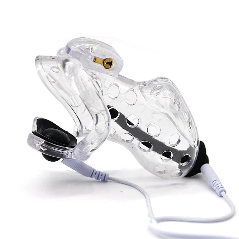 2019-New-Fashion-Venting-Hole-Design-Male-Electric-Chastity-Device-Cock-Penis-Rings-Adult-Sex-Toys (5)