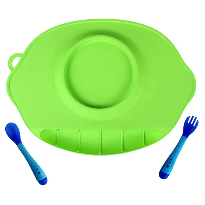 BPA free super soft baby silicone mat water proof kids utensils