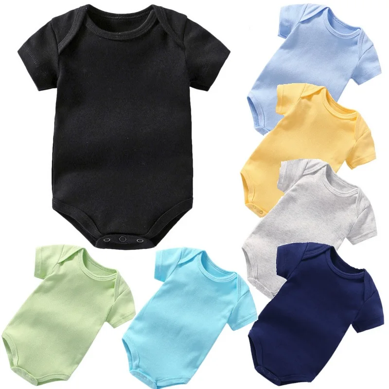 Детский hooyi для маленьких мальчиков Боди с преждевременной футболки удобная мягкая одежда для младенцев без рисунка, Новорожденные, цельный комбинезон, пляжный костюм, Костюмы комбинезоны одежда для детей