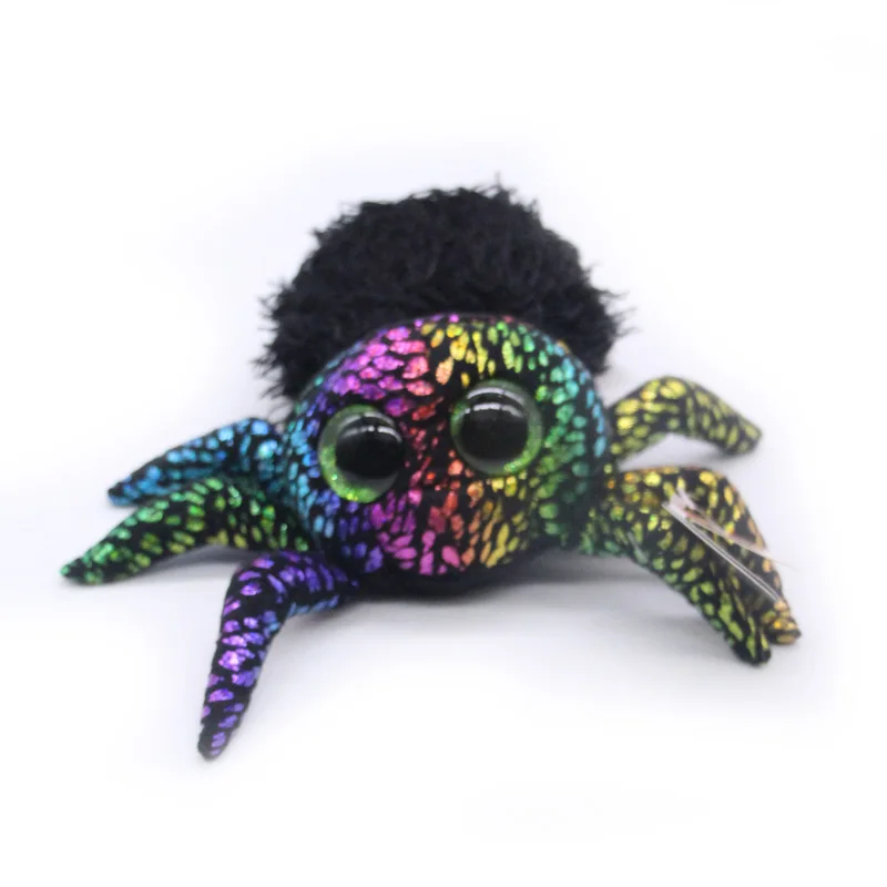 

Ty Big Eyes 6" 15cm Plush Spider with Sparkling Sequins Animal Toys