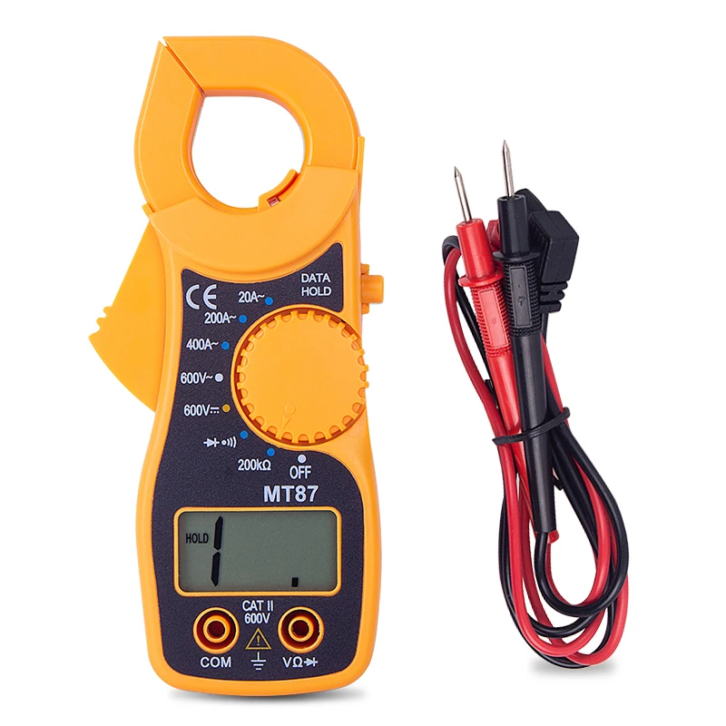 

High Precision Digital MT-87 Clamp Meter Current Clamp AC DC Ammeter Multimeter Voltmeter Multi-function Diode Fire Wire Tester