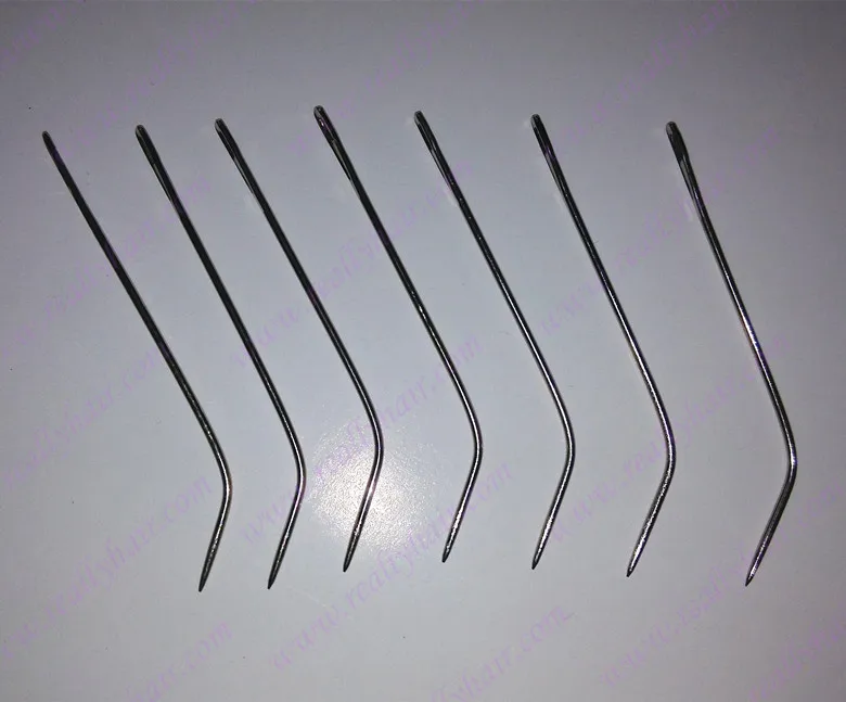 

Free shipping J type Needle of Weaving / Human Hair Weft Extension Weaving Tools 144pcs/pack