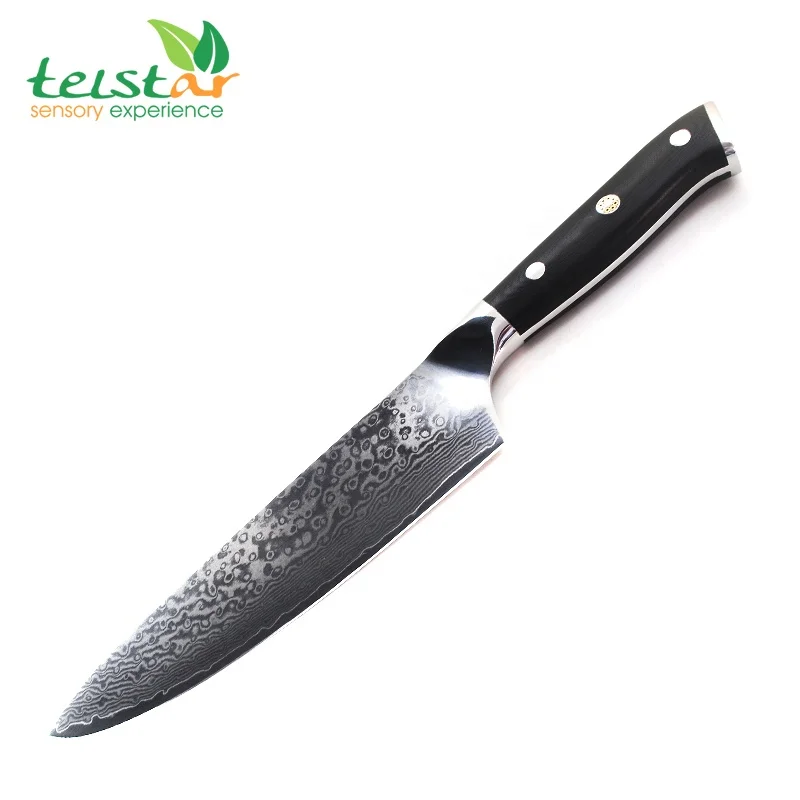 8&quot Santoku Chef Knife Kitchen Knives Japanese Damascus VG10 Steel Razor Sharp Blade Meat Cutting Tools G10 Handle | Дом и сад