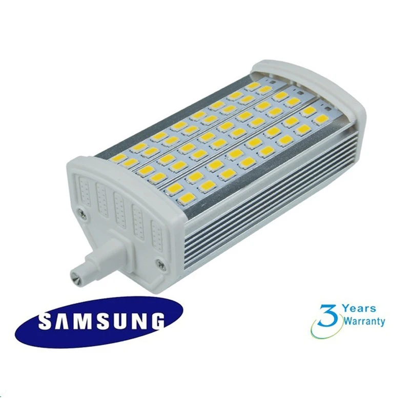 Dimmable 15 Вт Samsung SMD5730 светодиодный источник R7S лампа 118 мм заменить 150 галогенные