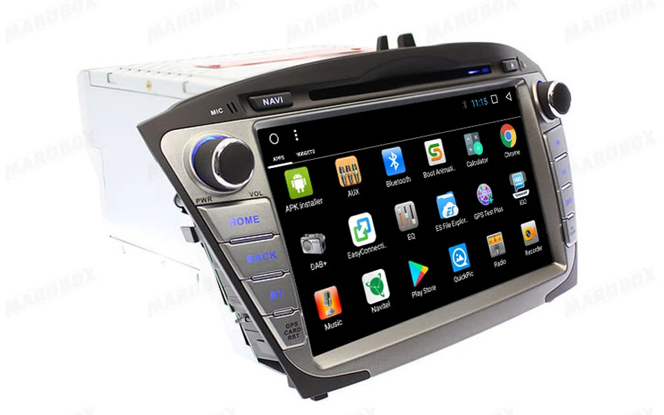 Marubox 2 Din Android 8,1 2 Гб ОЗУ для HYUNDAI ix35 Tucson 2009- Стерео Радио Навигация GPS, DVD Автомобильный мультимедийный плеер 8A301DT8