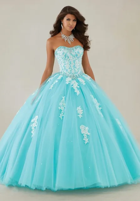 Blue Sweet 16 Dresses