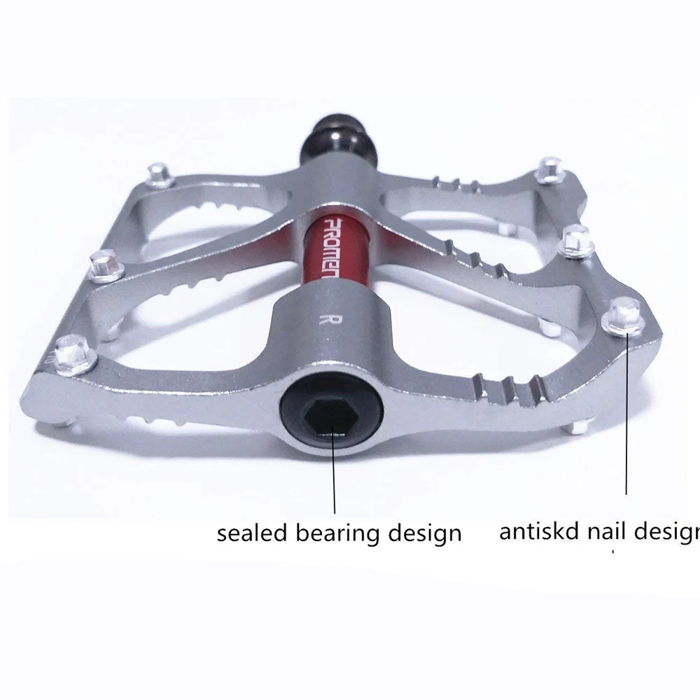 Педали для горного велосипеда, педали для шоссейного велосипеда, 3 подшипника, Аксессуары для велосипеда, запчасти для езды на велосипеде, сверхлегкие, MTB, одна пара