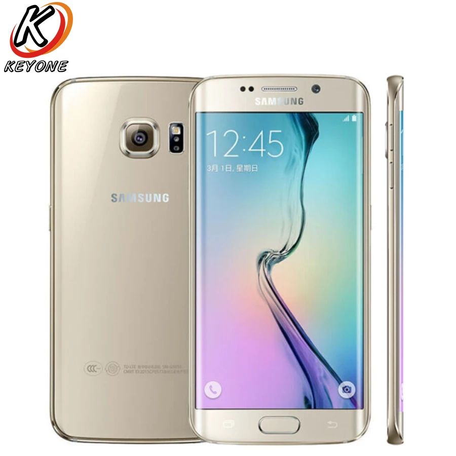 Новый Samsung Galaxy S6 Edge g9250 LTE мобильный телефон 5 1 &quotГБ 3 ГБ оперативная память 64