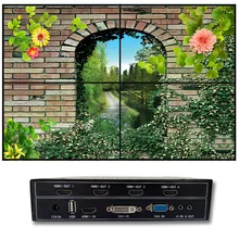 Hd видео стена встроенный ag604 видео настенный контроллер hdmi DVI USB vga вход