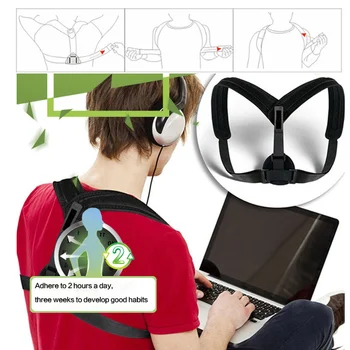 

New Unisex Adjustable Humpback Belt Hunchback Correct Strap Keep Excellent Body Line LMH66