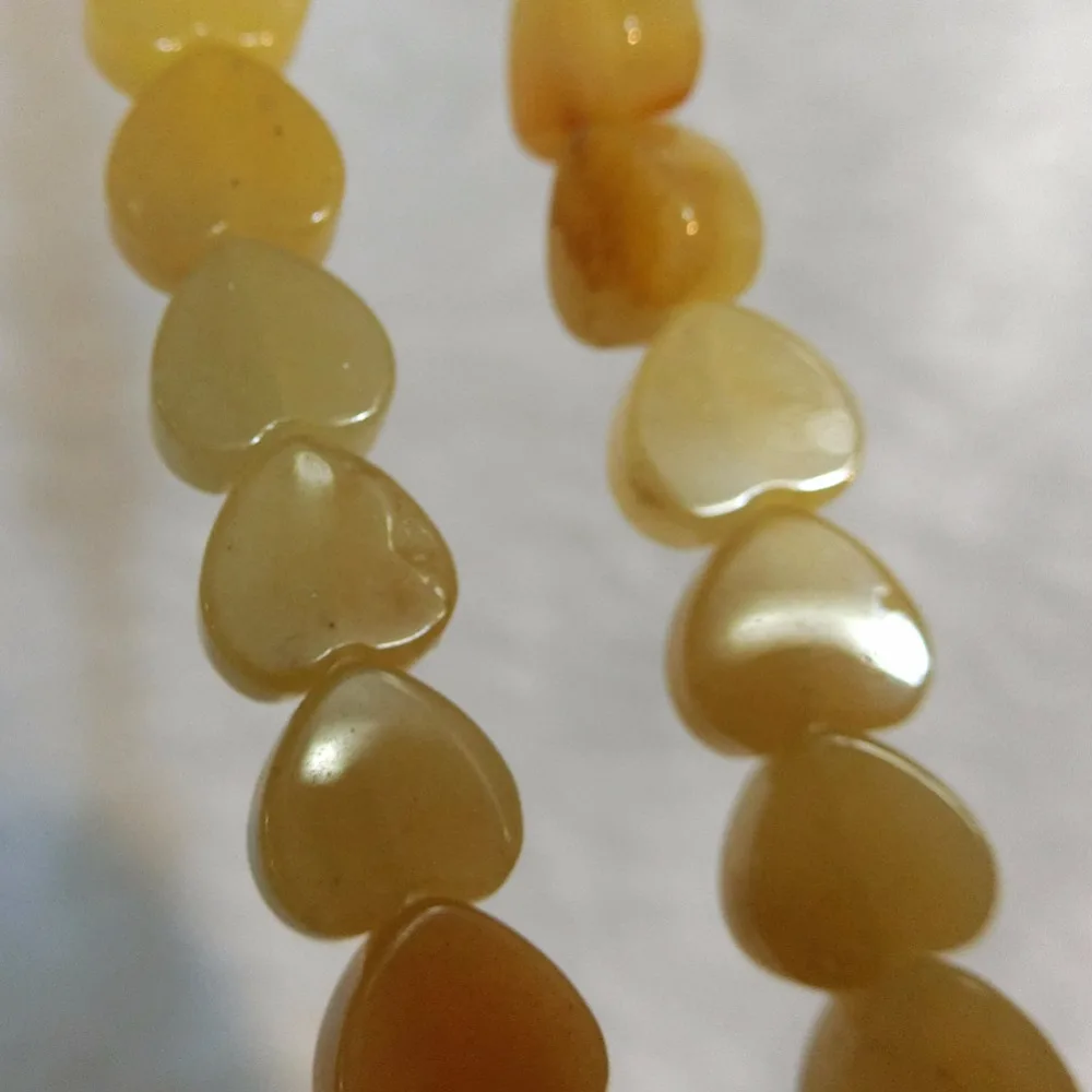 

Wholesale 240pcs Lapis lazuli Yellow Aventurine Natural Stone Heart Beads For Making Jewelry Accessories Findings Free Shipping