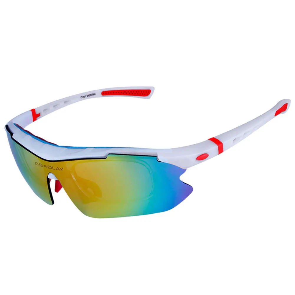 Polarized Sports Sunglasses With 5 Interchangeable Lenses UV400