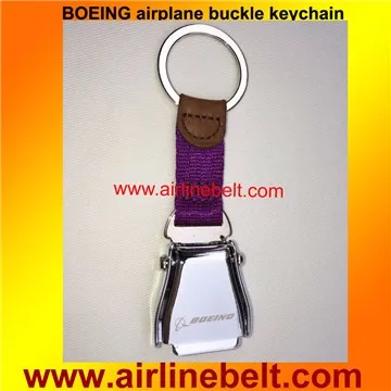 Boeing seat belt keychain-whwb-5