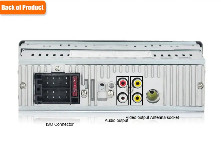 1Din Автомагнитола Bluetooth 4," с камерой заднего вида MP4/MP3/MP5 плеер стерео Поддержка TF SD USB MMC Aux-in 1080P HD DC Пульт дистанционного управления