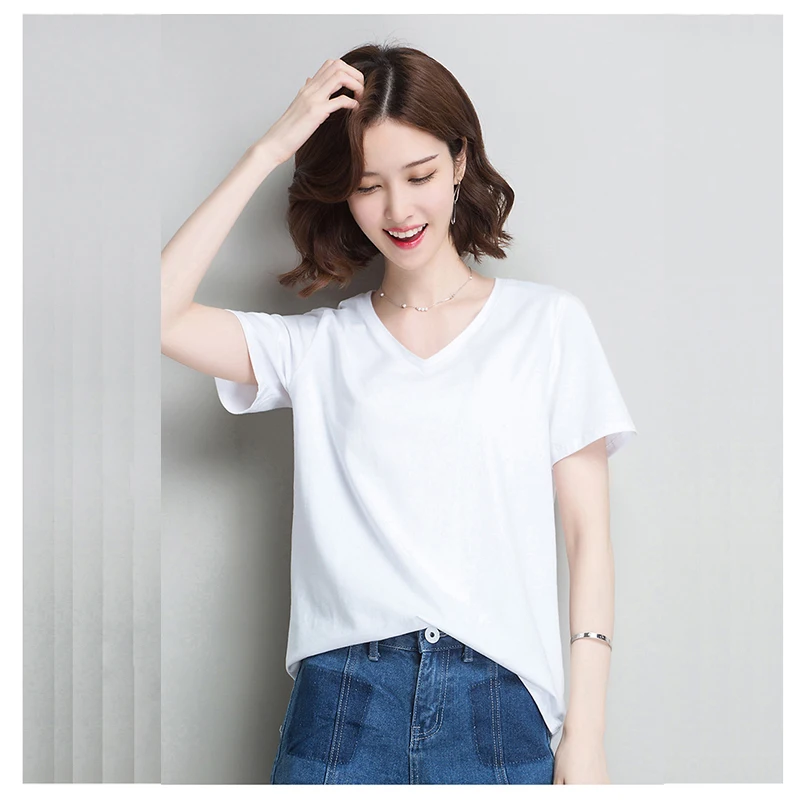 CHEWIES female T-shirt women's summer t shirt 2019 short sleeve women's shirts korean clothes aesthetic top woman plus size