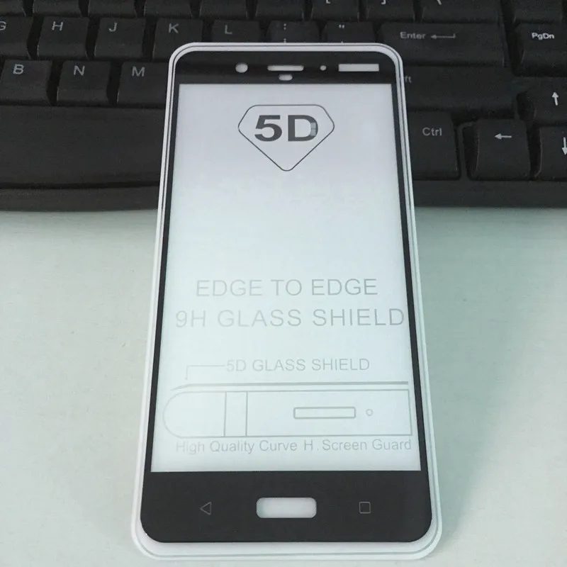 For Glass Nokia 8 Screen Protector WolfRule 5D Curved Full Cover Tempered Phone Film Nokia8 | Мобильные телефоны и