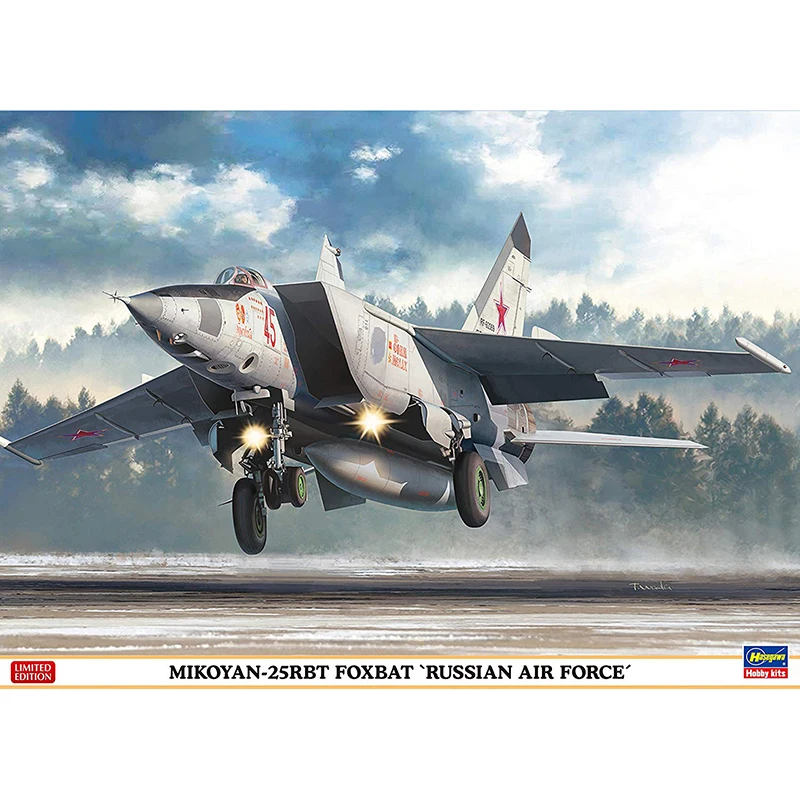 Модель hobby 1/72 Hasegawa 02304 MIKOYAN 25RBT FOXBAT Русский воздушный щипцы|Наборы для сборки