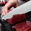 XYj, Juego de cuchillos de cocina de acero inoxidable, pelador de frutas, utilidad Santoku Chef, rebanador de pan, accesorios japoneses para Juego de Cuchillos de Cocina ► Foto 2/6