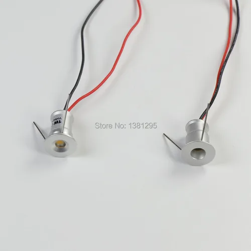 1W 미니 LED 스포트라이트 천장 작은 오목한 스포트 라이트 쇼케이스 버랜더 주방 주각 단계 벽 계단 램프 12V 조도 조절 가능 3
