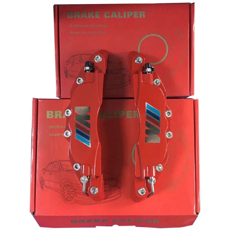 

KUNBABY Metal Brake Caliper Cover Model 9 Chrome ///M Logo Car Styling Decoration For BMW