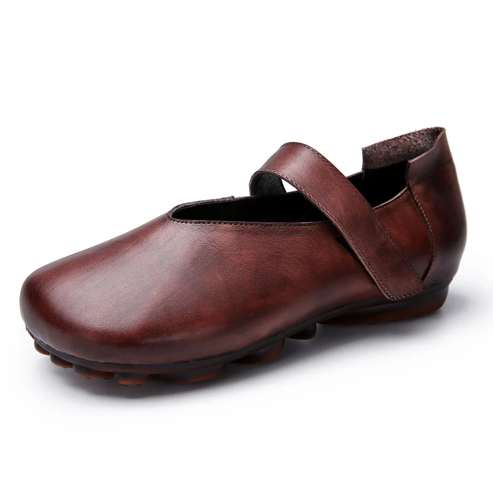 Women Mary Jane Low Heel Pumps Spring Summer Female Retro Mother Shoes