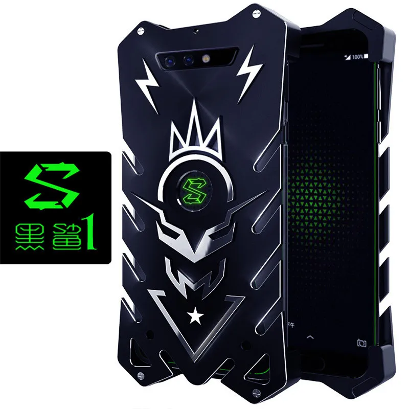 Zimon Metal Armor Cases for Mi Black Shark 2 Hleo Series Aluminum Cover for Xiaomi Black Shark Blackshark 1 2 Helo Phone Housing Zimon Metal Armor Cases for Mi Black Shark 2 Hleo Series Aluminum Cover for Xiaomi Black Shark Blackshark 1 2 Helo Phone Housing