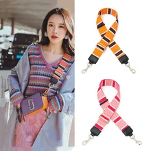 Women Shoulder Strap for Bags Canvas Weave Wide Strap Bag Fashion Handbag Crossbody Bag Straps Replacement Belt Accessories