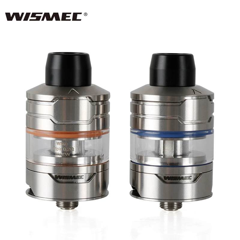 

IN STOCK Original Wismec Divider Tank 2ml / 4ml with WS01 Triple 0.2ohm/0.25ohm coil head for Wismec Sinuous FJ200 tc mod box