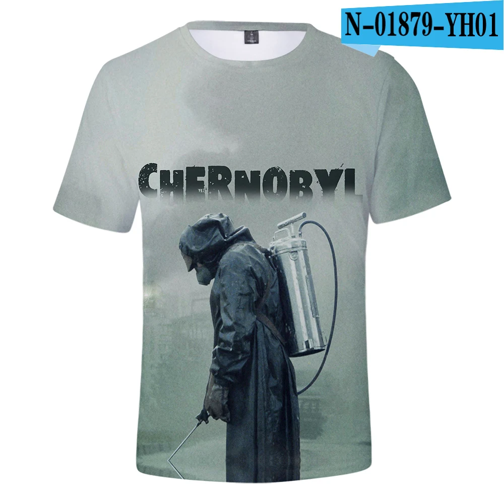 New Popular t shirt Chernobyl T-shirt Summer High Quality Men/Women chernobyl Fashion T-Shirts Tops Soft Top Tees - Цвет: 3D