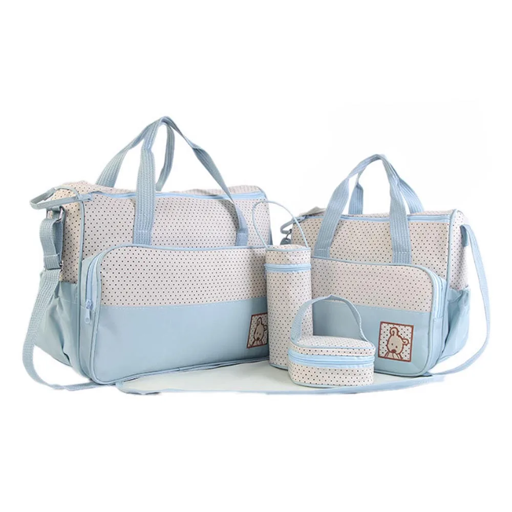 

Multi-function Mother Bag Baby Supplies Storage Bag Large Capacity Mother Bag Set (5 Pcs)