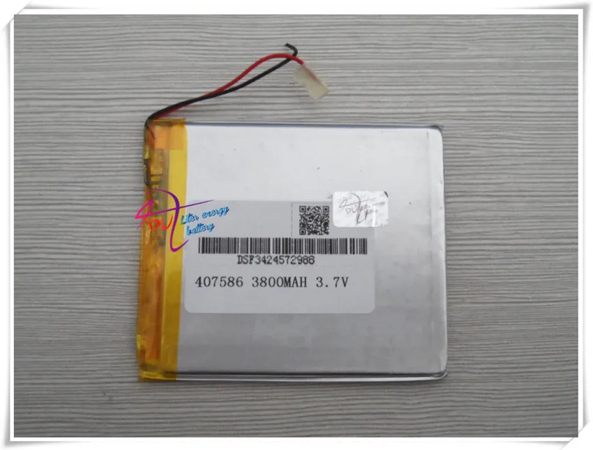 

Liter energy battery 407586 3.7V 3800MAH lithium polymer battery 407585 domestic battery 7 -inch tablet PC battery