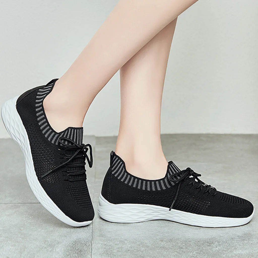 Легкий Простой кроссовки для Для женщин; кеды на шнуровке; дышащая Спортивная обувь Высокое качество вразлёт, плетение обувь JU9-1 шт