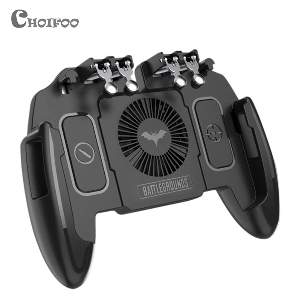 

M10 PUBG Mobile Controller Gamepad With Cooler Cooling Fan For iOS Android Samsung Galaxy L2 R2 Operation Joystick Cooler