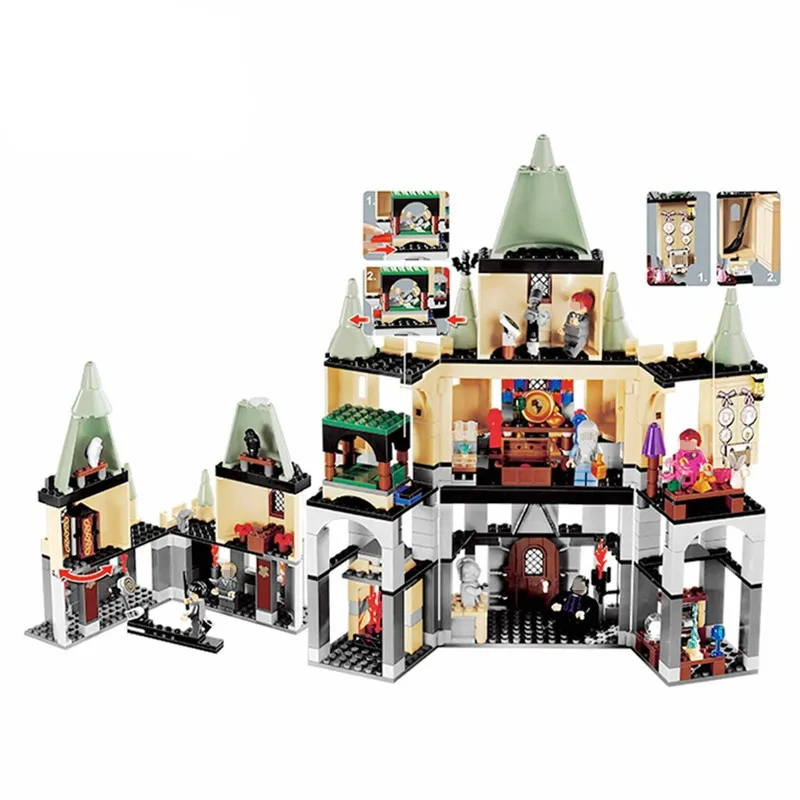 

Magic Hogwartsing Castles School Model Building Block Assemble Brick Toy for Children Compatible With Legoingly Diy Gifts