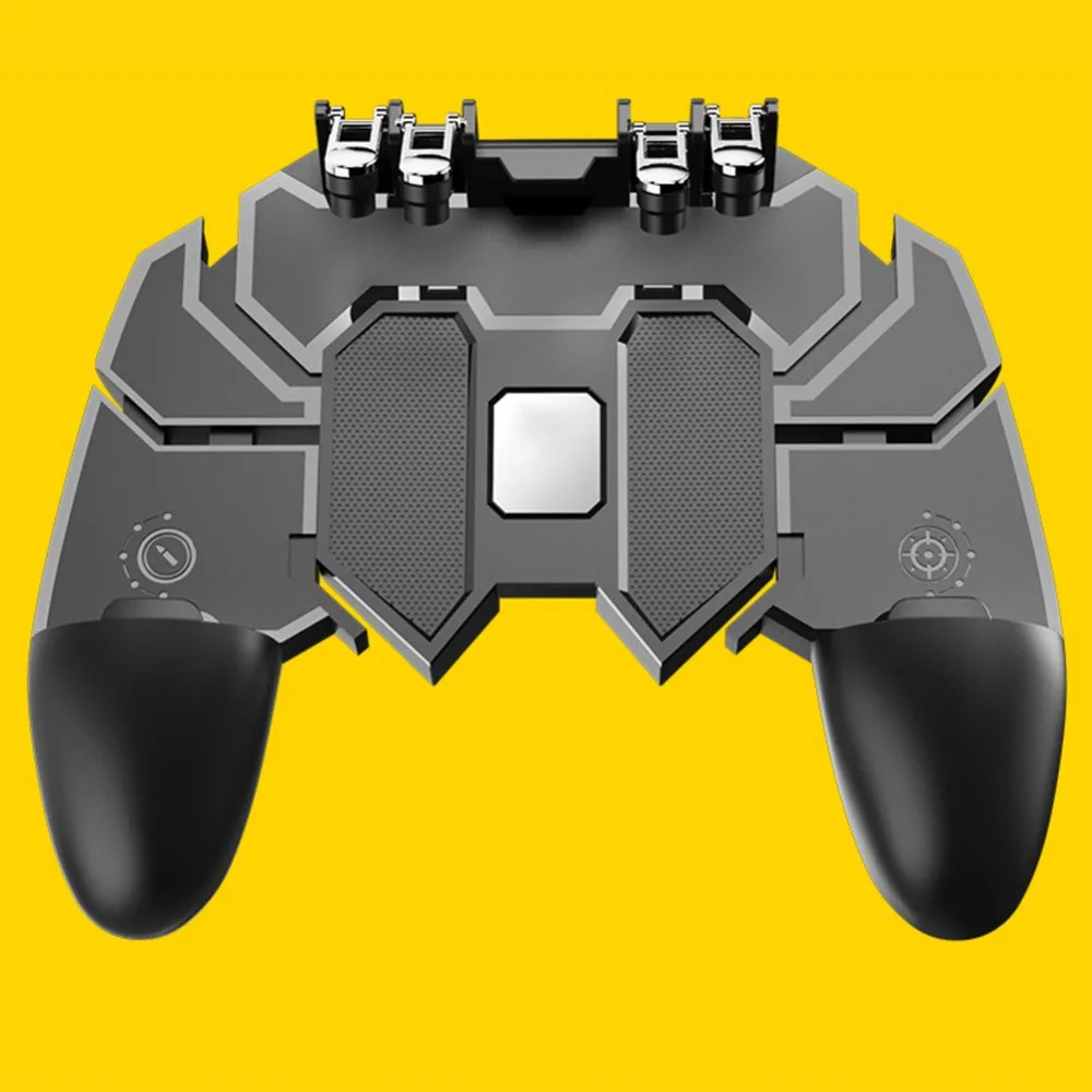 

VODOOL AK66 Six Finger Game Controller For PUBG Mobile Gaming Free Fire Trigger Button Aim Key L1 R1 Shooter Joystick Gamepad