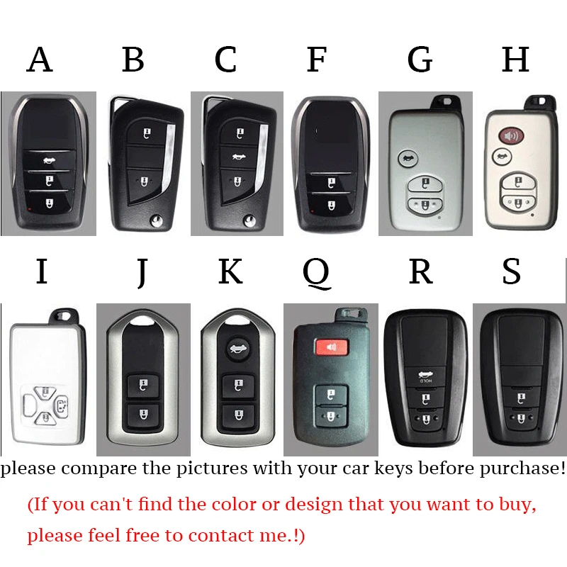 

key Case For Car Leather Key Cover For Toyota Corolla Highlander Camry Crown Rav4 Levin Reiz Verso Etc Car Key Cover 12 Style