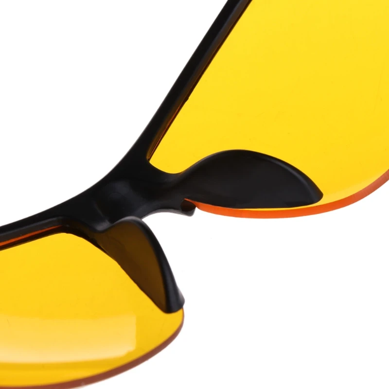 Очки ночного видения Рыбалка Велоспорт прогулочные солнцезащитные очки желтые линзы защита унисекс UV400 очки для рыбалки